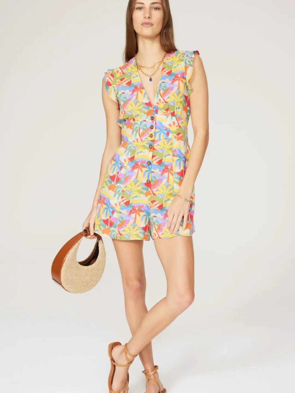 Marine Layer Camila Romper - Size Medium
